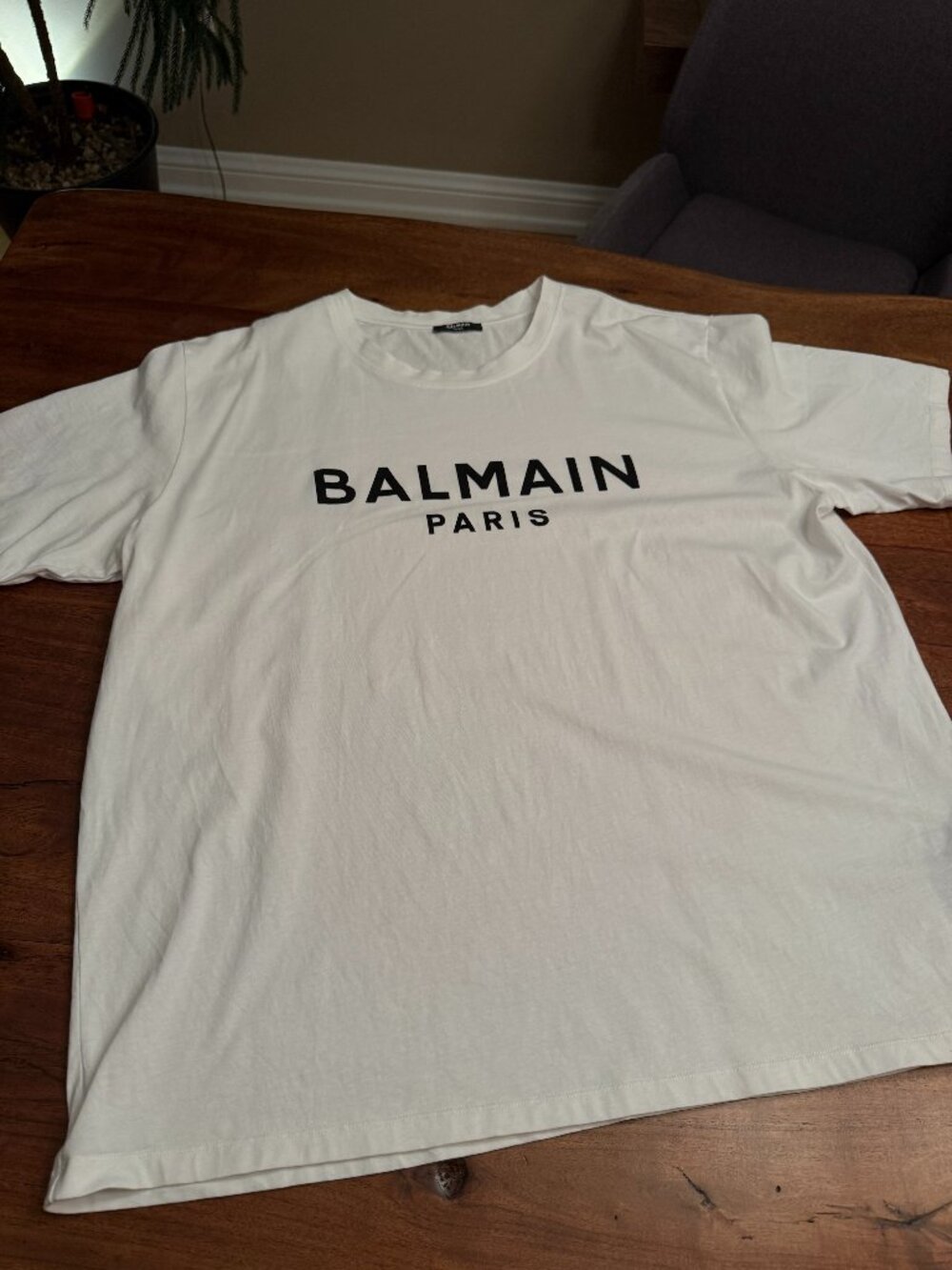 White Balmain T-Shirt - 3XL